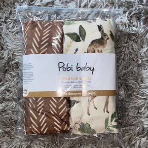 ORGANIC COTTON BLENT CRIB SHEETS